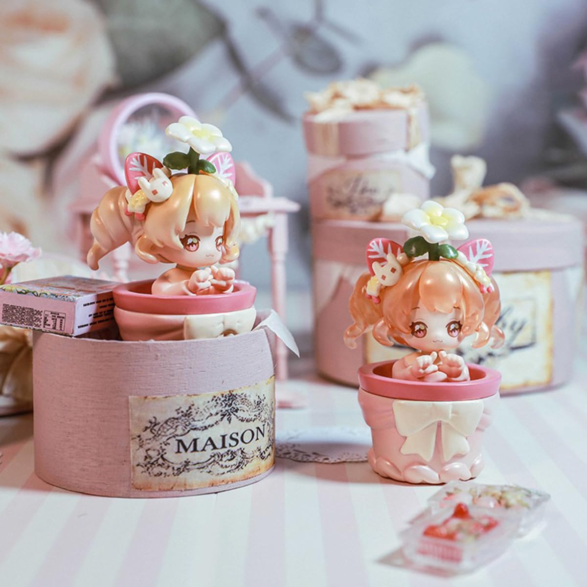 Amazon.com: Aven Rabbit MOMOJI Miracle Garden Series Blind Box